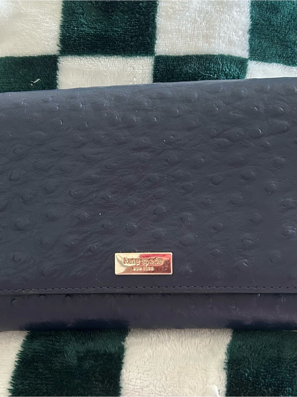 kate spade Navy wallet/clutch